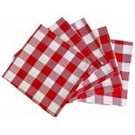 15 Inch Polyester Checkered Napkins