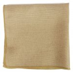 Burlap Polyester Faux Jute Napkin 18 Inch Folded Natural Brown