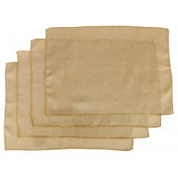 13 x 19 Polyester Burlap Placemat (Set of 4)