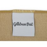 Burlap Polyester Faux Jute Placemat 15 Inch Round Tag Natural Brown