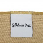 Burlap Polyester Faux Jute Table Runner 12 x 36 Tag Natural Brown
