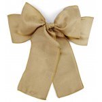 Burlap Polyester Faux Jute Sash 6 x 108 Bow Natural Brown
