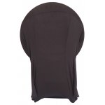 Spandex Cocktail Tablecloth Round 24 x 30 Folded Black