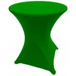 Spandex Cocktail Tablecloth Round 24 x 30 Emerald Green