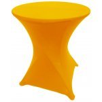 Spandex Cocktail Tablecloth Round 24 x 30 Golden Yellow