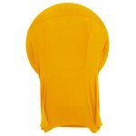 Spandex Cocktail Tablecloth Round 24 x 30 Folded Golden Yellow