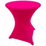 Spandex Cocktail Tablecloth Round 24 x 30 Hot Pink