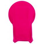 Spandex Cocktail Tablecloth Round 24 x 30 Folded Hot Pink