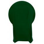 Spandex Cocktail Tablecloth Round 24 x 30 Folded Hunter Green