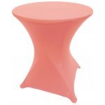 Spandex Cocktail Tablecloth Round 24 x 30 Light Pink