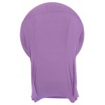 Spandex Cocktail Tablecloth Round 24 x 30 Folded Light Purple