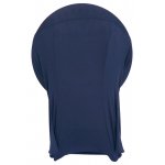 Spandex Cocktail Tablecloth Round 24 x 30 Folded Navy Blue