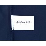 Spandex Cocktail Tablecloth Round 24 x 30 Tag Navy Blue