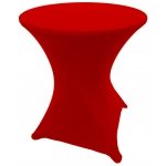 Spandex Cocktail Tablecloth Round 24 x 30 Red