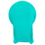 Spandex Cocktail Tablecloth Round 24 x 30 Folded Turquoise