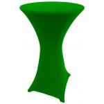 Spandex Cocktail Tablecloth Round 24 x 42 Emerald Green