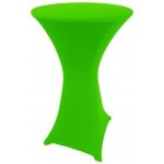 Spandex Cocktail Tablecloth Round 24 x 42 Lime Green