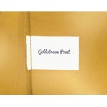 Spandex Cocktail Tablecloth Round 24 x 42 Tag Metallic Gold 