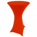 Spandex Cocktail Tablecloth 24 x 42 Round Red