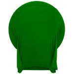 Spandex Cocktail Tablecloth Round 32 x 30 Folded Emerald Green