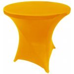 Spandex Cocktail Tablecloth Round 32 x 30 Golden Yellow