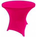 Spandex Cocktail Tablecloth Round 32 x 30 Hot Pink