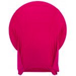 Spandex Cocktail Tablecloth Round 32 x 30 Folded Hot Pink