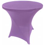 Spandex Cocktail Tablecloth Round 32 x 30 Light Purple