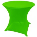 Spandex Cocktail Tablecloth Round 32 x 30 on 33 x 29 Folding Table - Lime Green
