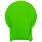 Spandex Cocktail Tablecloth Round 32 x 30 Folded Lime Green