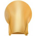 Spandex Cocktail Tablecloth Round 32 x 30 Folded Metallic Gold