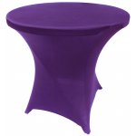Spandex Cocktail Tablecloth Round 32 x 30 Purple