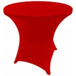 Spandex Cocktail Tablecloth Round 32 x 30 Red