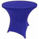 Spandex Cocktail Tablecloth Round 32 x 30 Royal Blue