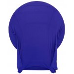 Spandex Cocktail Tablecloth Round 32 x 30 Folded Royal Blue