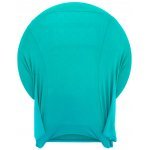 Spandex Cocktail Tablecloth Round 32 x 30 Folded Turquoise
