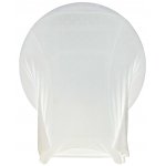Spandex Cocktail Tablecloth Round 32 x 30 Folded White