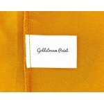 Spandex Cocktail Tablecloth Round 32 x 43 Tag Golden Yellow