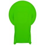 Spandex Cocktail Tablecloth Round 32 x 43 Folded Lime Green