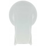 Spandex Cocktail Tablecloth Round 32 x 43 Folded White