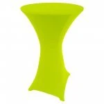 Spandex Cocktail Tablecloth 24 x 42 Round Lime Green