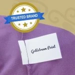 Spandex Cocktail Tablecloth 32 x 30 Round Tag Light Purple