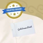 Spandex Cocktail Tablecloth 32 x 30 Round Tag Metallic Silver