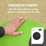 Spandex Cocktail Tablecloth 60 Inch 5 Foot Round Fabric Green