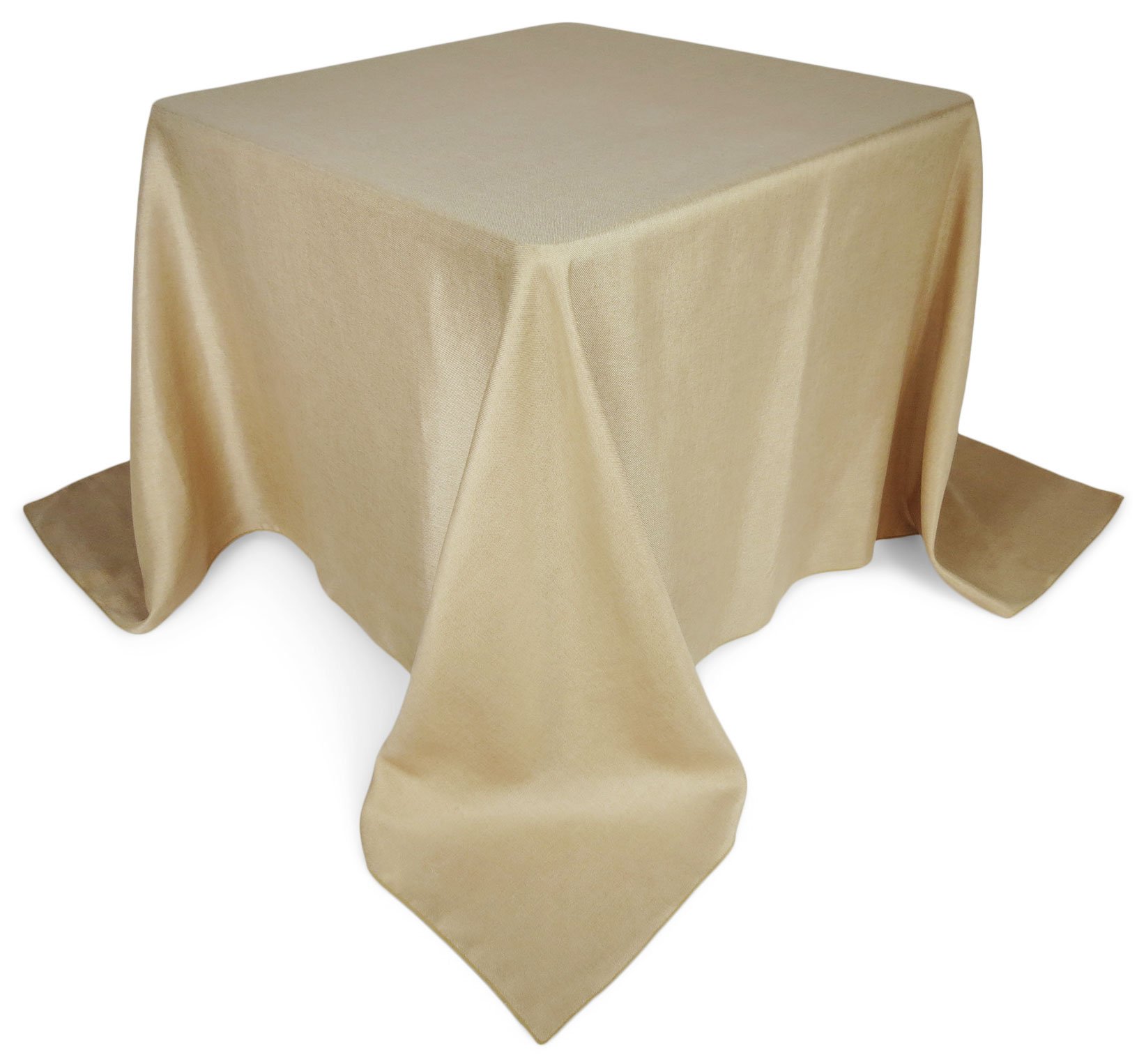 Burlap Overlay 72" × 72" 100% Natural Jute Tablecloths Table Covers Wedding Big 